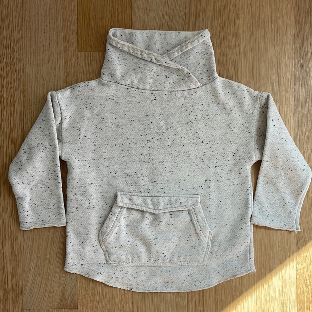 Zara Boys Funnel Neck Sweatshirt with Pocket Size 3/4